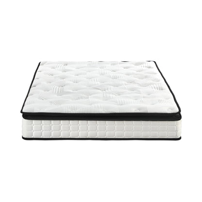 Bedra Queen Mattress 22CM Cool Gel Foam Bonnell Spring with Pillows-Mattress-PEROZ Accessories