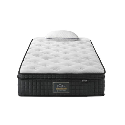 Bedra Single Mattress Cool Gel Foam Pocket Spring 34CM with Pillow-Mattress-PEROZ Accessories