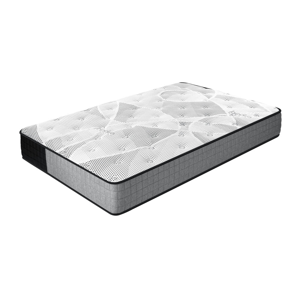 Bedra Single Mattress Tight Top Foam Pocketed Springs 24cm-Mattress-PEROZ Accessories