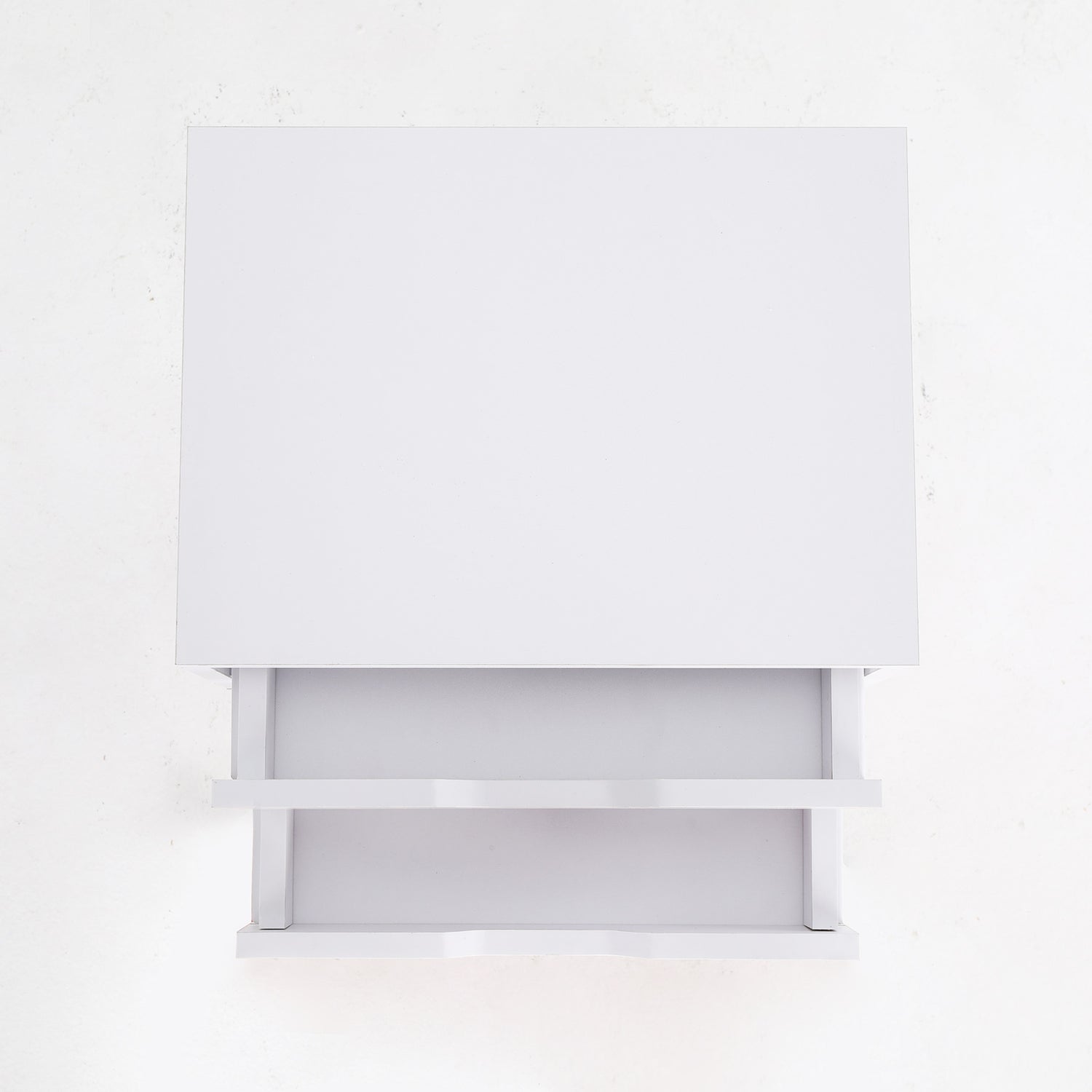 Bedside Table 2 Drawer Wood Leg Storage Cabinet Nightstand SUZY WHITE-Furniture > Bedroom > Bedside Tables-PEROZ Accessories