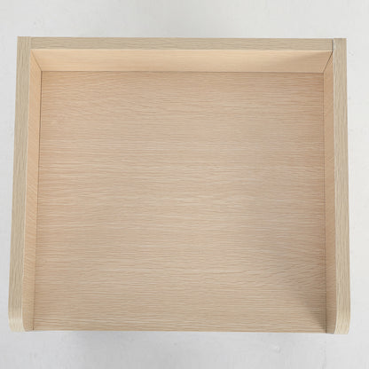 Bedside Table Side Storage Cabinet Nightstand Bedroom 1 Drawer 2 Shelf LARK OAK-Furniture > Bedroom > Bedside Tables-PEROZ Accessories