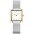 Bering Classic 26mm Polished Gold Case and Silver Strap Watch-PEROZ Accessories