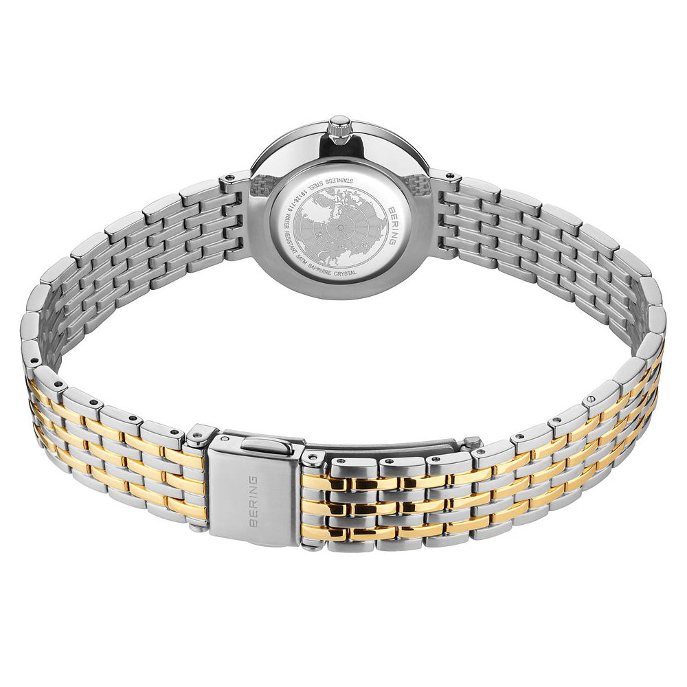 Bering Classic 26mm Polished Two Tone Gold and Silver Strap Watch-PEROZ Accessories