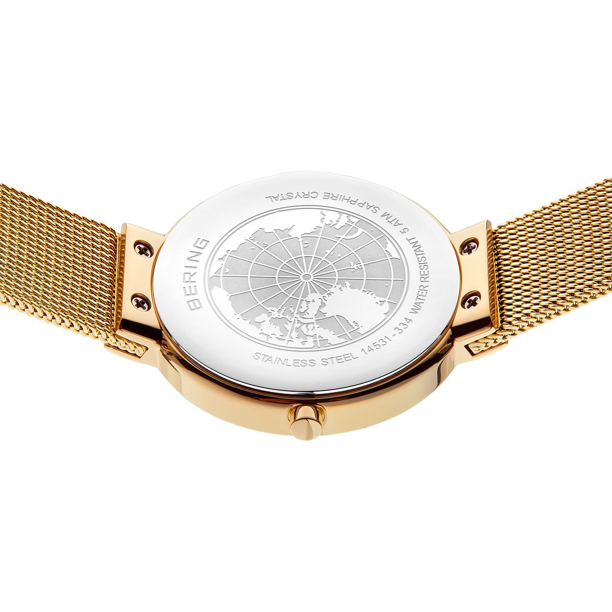 Bering Classic 31mm Gold Milanese Strap Watch-PEROZ Accessories