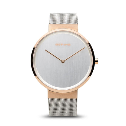 Bering Classic Brushed Rose Gold 39mm Watch-PEROZ Accessories