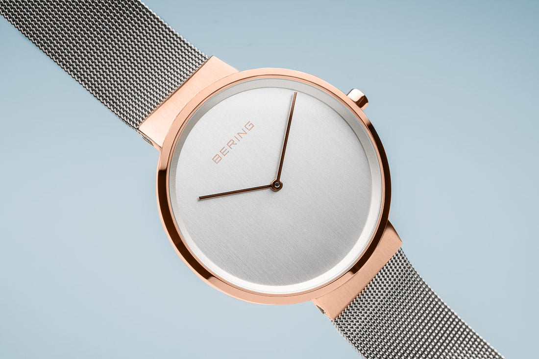 Bering Classic Brushed Rose Gold 39mm Watch-PEROZ Accessories