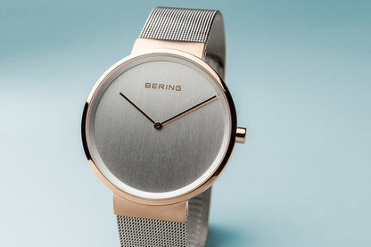 Bering Classic Brushed Rose Gold 39mm Watch-PEROZ Accessories