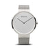 Bering Classic Polished Silver 39mm Milanese Strap-PEROZ Accessories