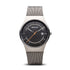 Bering Classic Polished Silver Mesh Watch-PEROZ Accessories