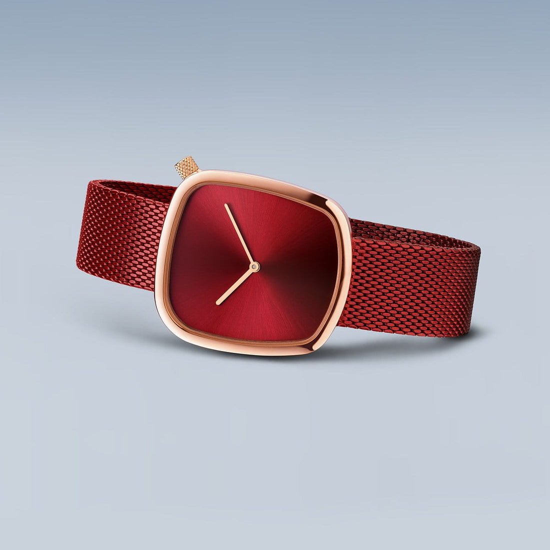 Bering Ladies Pebble Red Watch-PEROZ Accessories