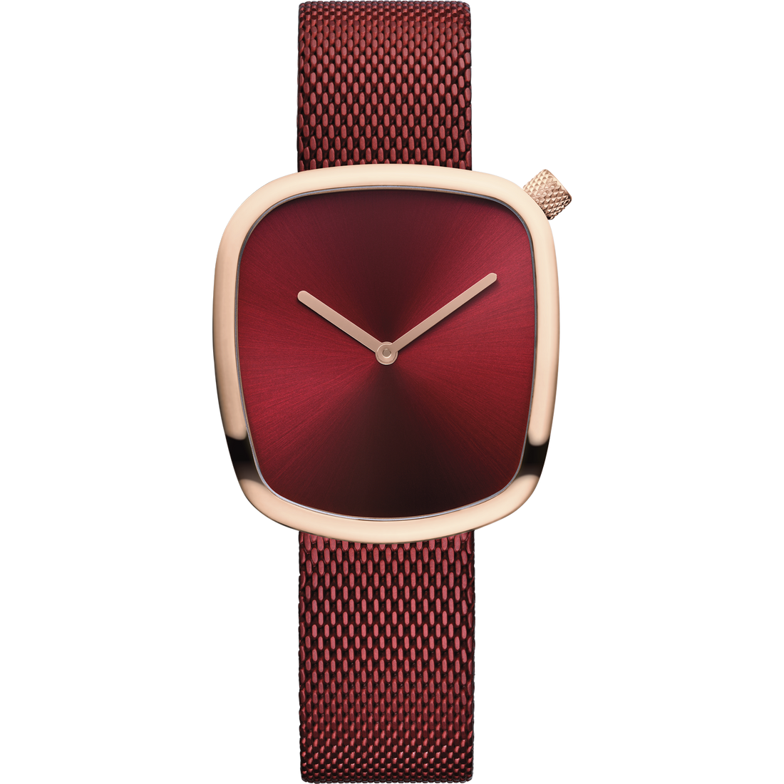 Bering Ladies Pebble Red Watch-PEROZ Accessories