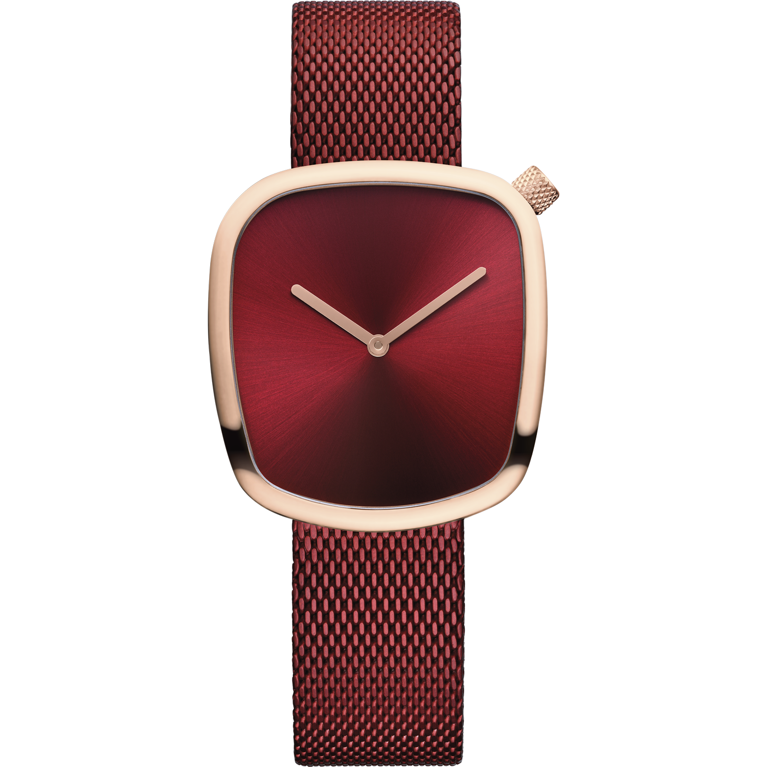 Bering Ladies Pebble Red Watch-PEROZ Accessories