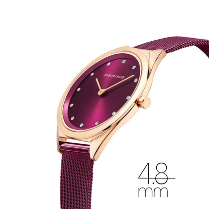 Bering Ladies Ultra Slim Purple Watch-PEROZ Accessories