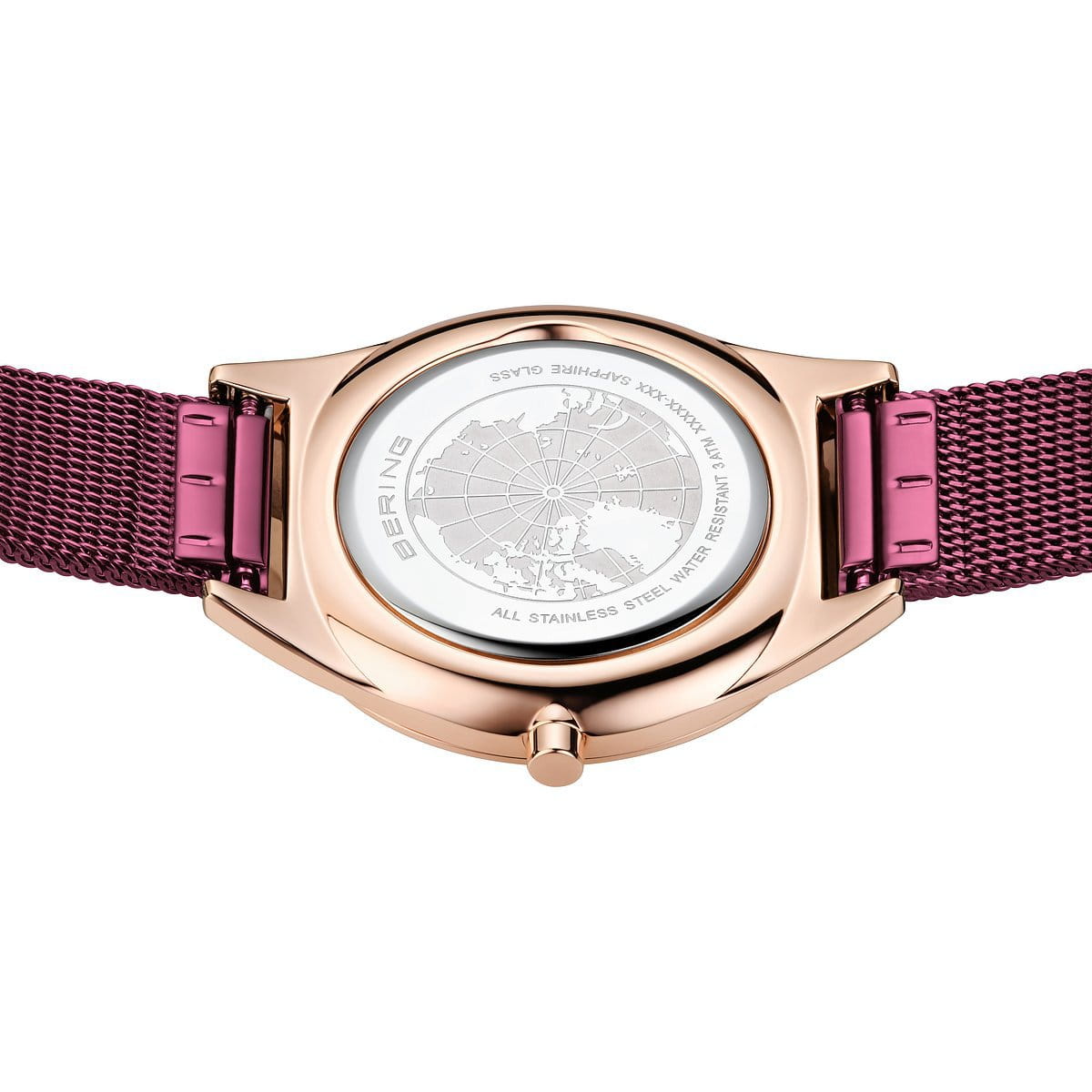 Bering Ladies Ultra Slim Purple Watch-PEROZ Accessories