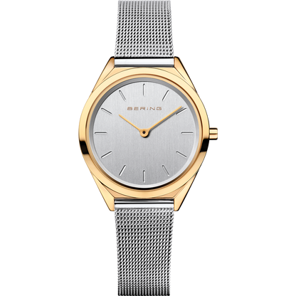 Bering Ladies Ultra Slim Silver Watch-PEROZ Accessories