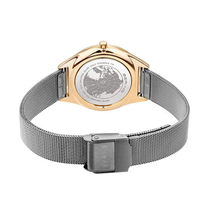 Bering Ladies Ultra Slim Silver Watch-PEROZ Accessories