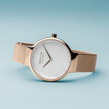 Bering Max René Polished Rose Gold Watch-PEROZ Accessories