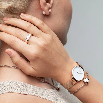 Bering Max René Polished Rose Gold Watch-PEROZ Accessories