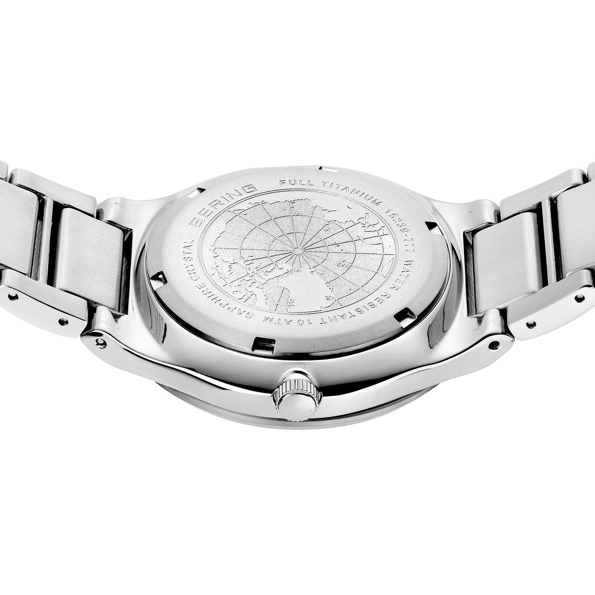 Bering Solar 39mm Silver Titanium Links Strap Watch-PEROZ Accessories