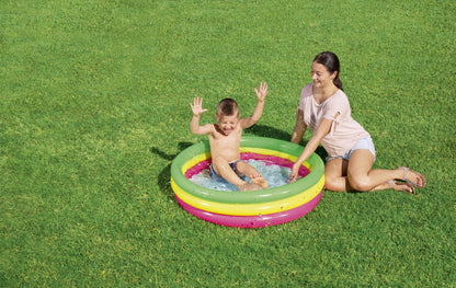 Bestway 1.02m x H25cm Swim Squad Kiddie Pool-Home &amp; Garden > Pool &amp; Accessories > Pool Toys &amp; Inflatables-PEROZ Accessories
