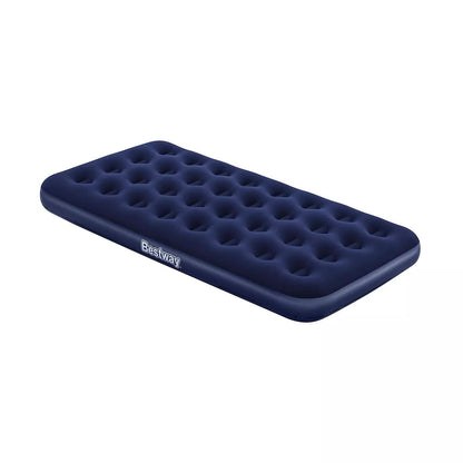 Bestway 1.85m x 76cm x 22cm Air Mattress Jr.Twin Indoor/Outdoor Heavy Duty Durable Camping-Outdoor Recreation &gt; Camping &gt; Inflatable Mattresses-PEROZ Accessories