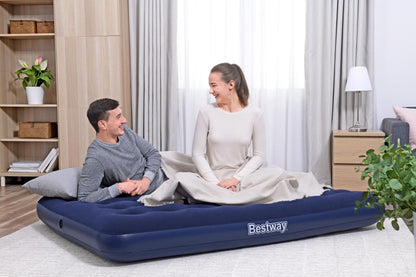 Bestway 1.91m x 1.37m x 22cm Air Mattress Full Inflatable Air Bed Indoor/Outdoor Heavy Duty Durable Camping-Outdoor Recreation &gt; Camping &gt; Inflatable Mattresses-PEROZ Accessories