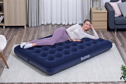 Bestway 1.91m x 1.37m x 22cm Air Mattress Full Inflatable Air Bed Indoor/Outdoor Heavy Duty Durable Camping-Outdoor Recreation &gt; Camping &gt; Inflatable Mattresses-PEROZ Accessories