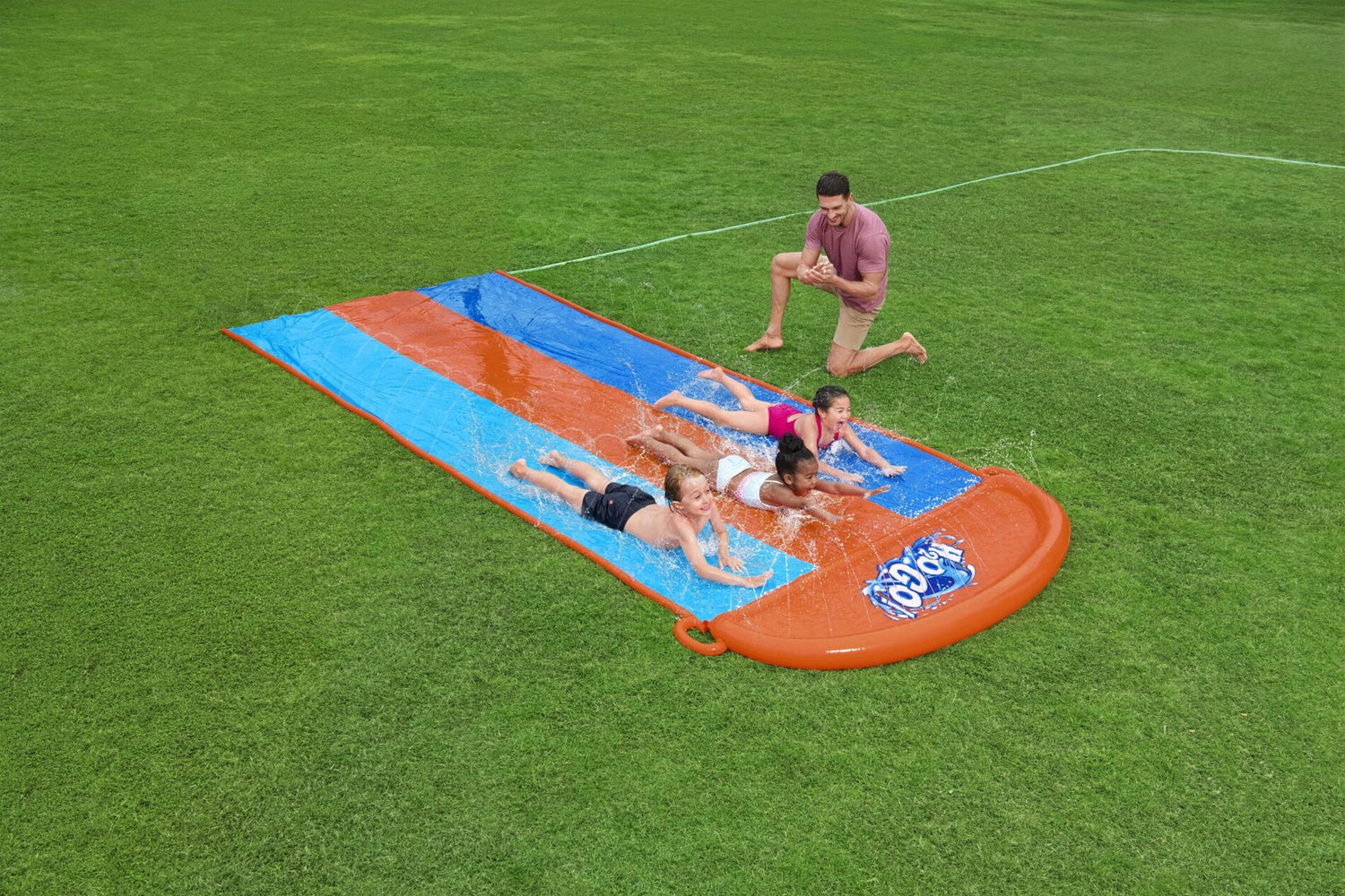 Bestway 4.88m Water Triple Slide-Home &amp; Garden > Pool &amp; Accessories > Pool Toys &amp; Inflatables-PEROZ Accessories