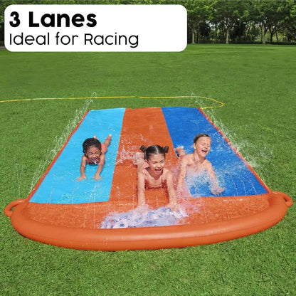 Bestway 4.88m Water Triple Slide-Home &amp; Garden > Pool &amp; Accessories > Pool Toys &amp; Inflatables-PEROZ Accessories
