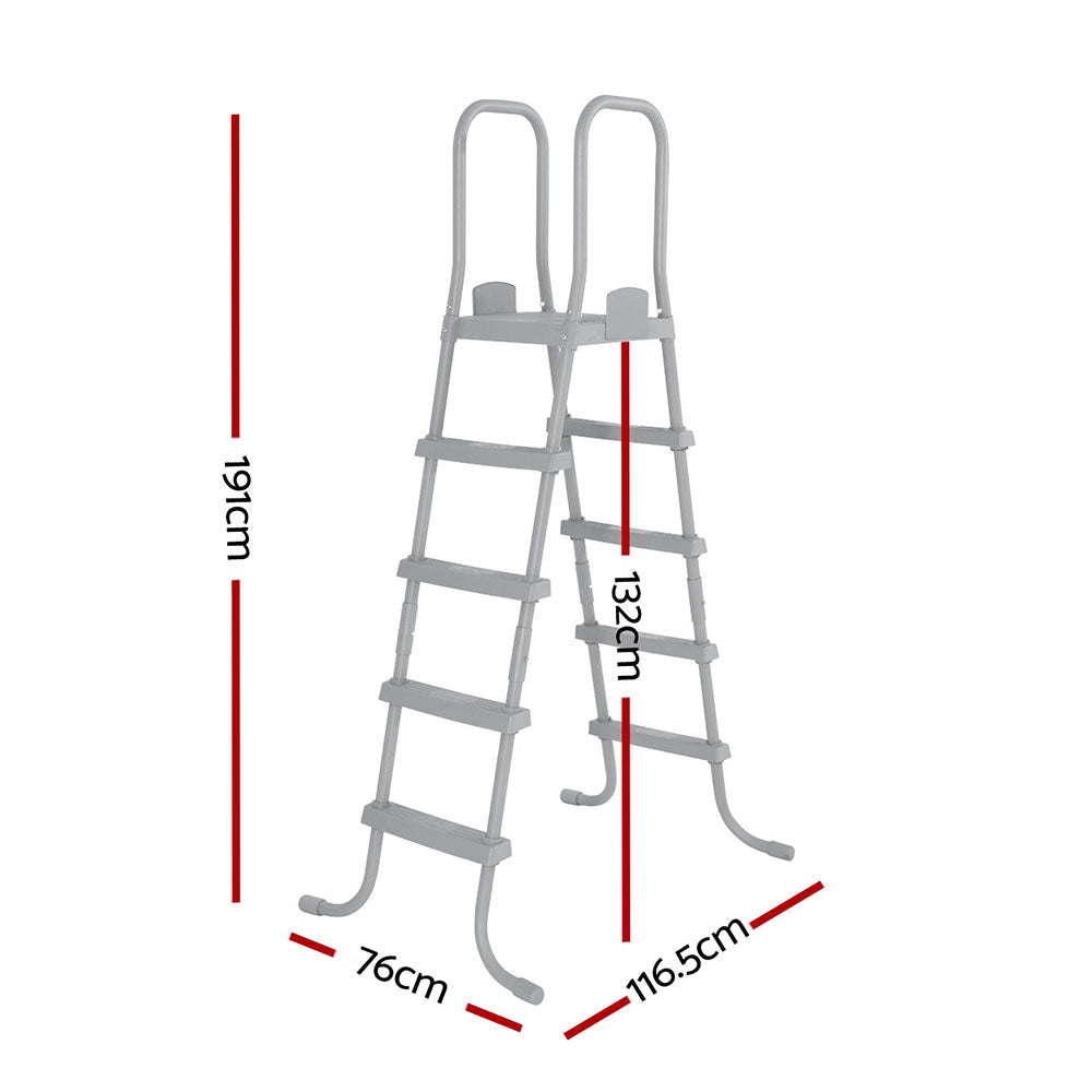 Bestway Above Ground Pool Ladder with Removable Steps-Home &amp; Garden > Pool &amp; Accessories > Swimming Pools-PEROZ Accessories