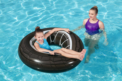 Bestway Inflatable 1.19m High Velocity Tire Tube Pool Float-Home &amp; Garden > Pool &amp; Accessories > Pool Toys &amp; Inflatables-PEROZ Accessories