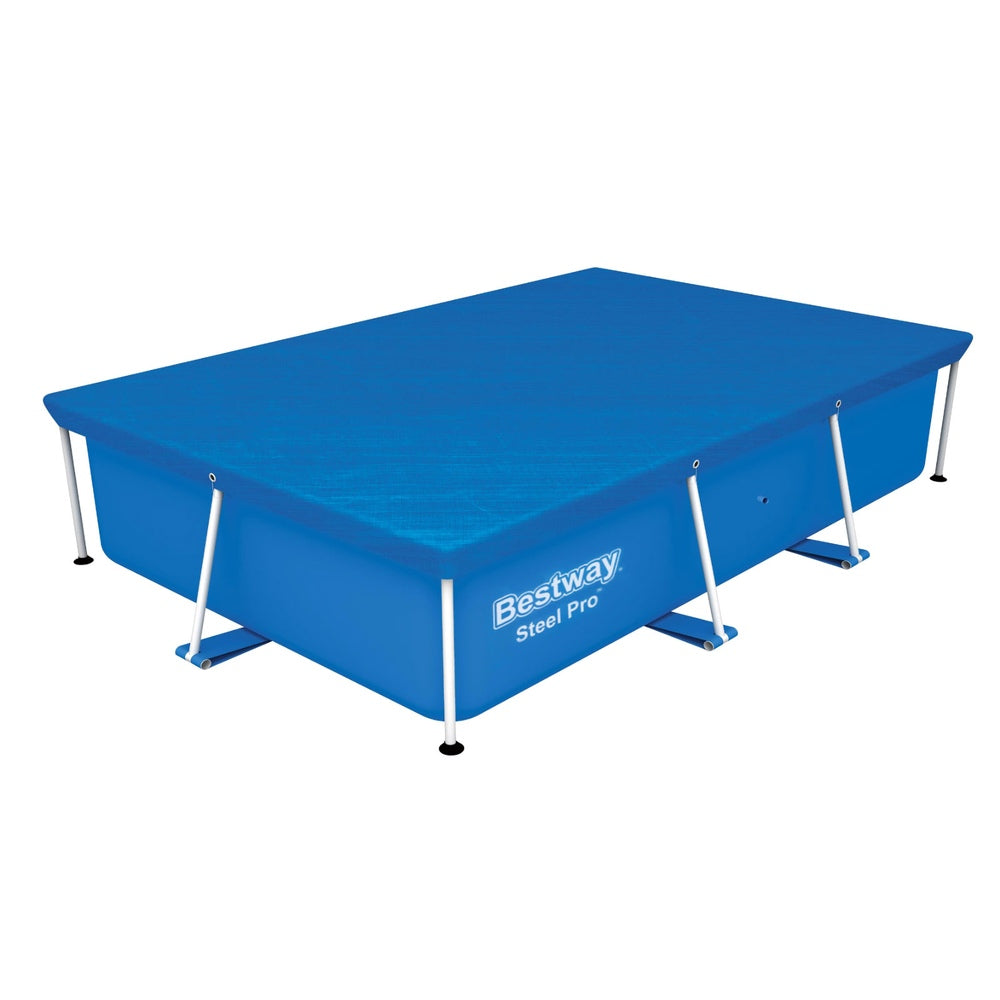 Bestway Pool Cover 264x174cm Rectangle Swimming Pool PE Shelter Fits 259x170cm Pools-Home &amp; Garden > Pool &amp; Accessories > Swimming Pools-PEROZ Accessories