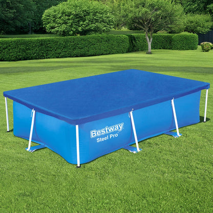 Bestway Pool Cover 264x174cm Rectangle Swimming Pool PE Shelter Fits 259x170cm Pools-Home &amp; Garden > Pool &amp; Accessories > Swimming Pools-PEROZ Accessories