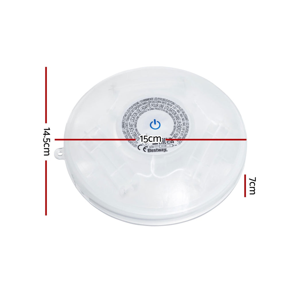 Bestway Pool Float Lamp LED Lights 7 Modes Multi Color Lamps For Pools-Home &amp; Garden > Pool &amp; Accessories > Swimming Pools-PEROZ Accessories