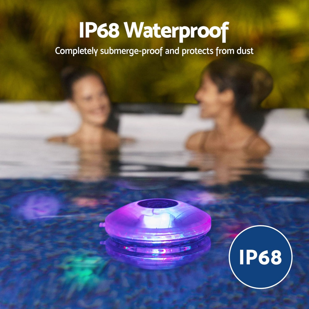 Bestway Pool Float Lamp LED Lights 7 Modes Multi Color Lamps For Pools-Home &amp; Garden > Pool &amp; Accessories > Swimming Pools-PEROZ Accessories