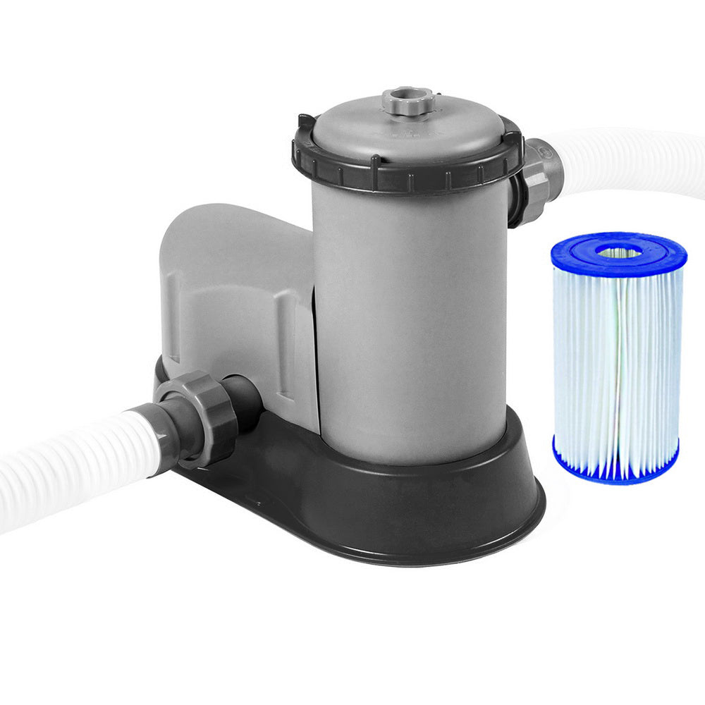 Bestway Pool Pump Cartridge Filter 1500GPH 5678L/H Flowclear™ Filters Cleaner-Tools > Pumps > Pool Pumps-PEROZ Accessories