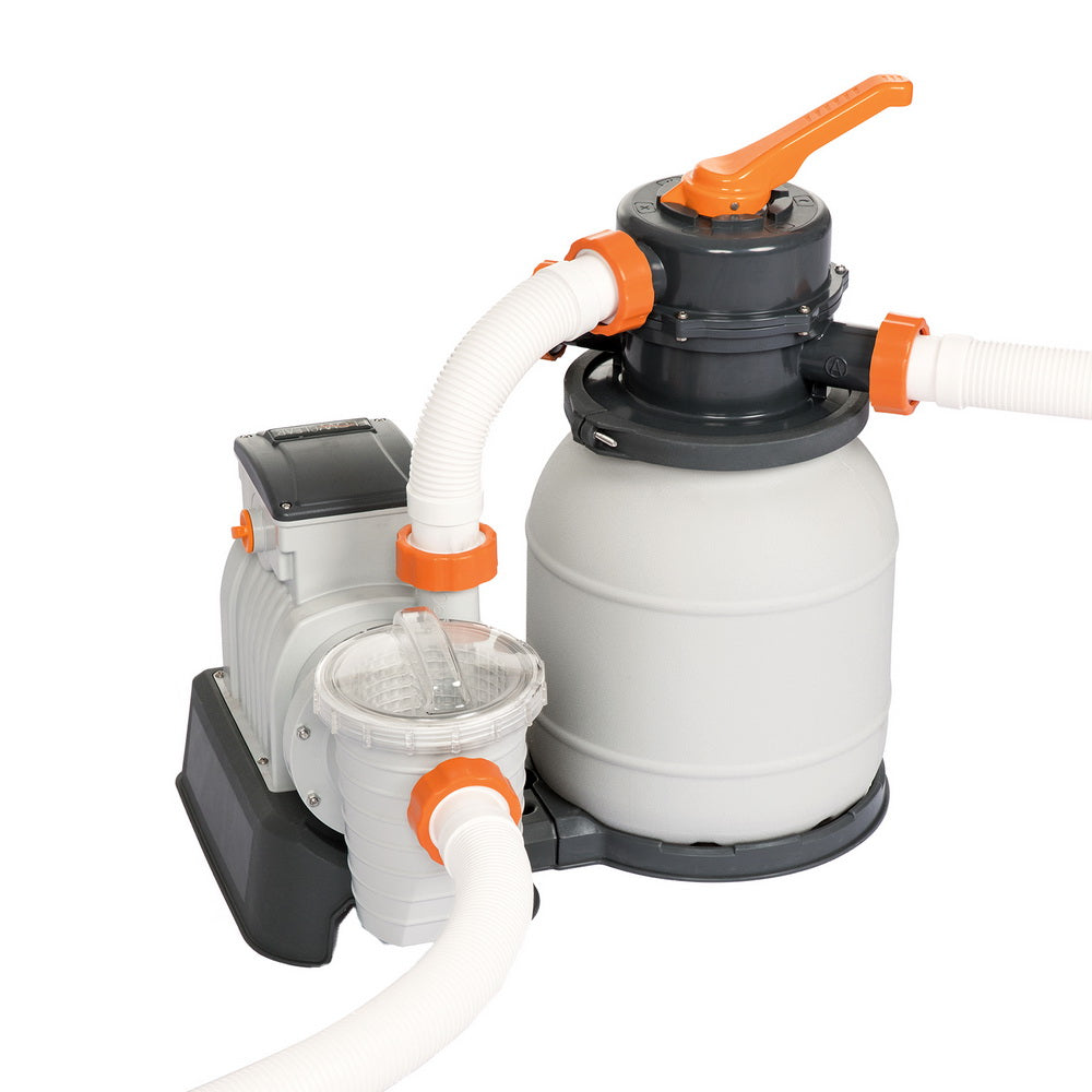 Bestway Pool Pump Sand Filter 1500GPH 5678L/H Pools Flowclear™ Filters-Home &amp; Garden > Pool &amp; Accessories > Swimming Pools-PEROZ Accessories