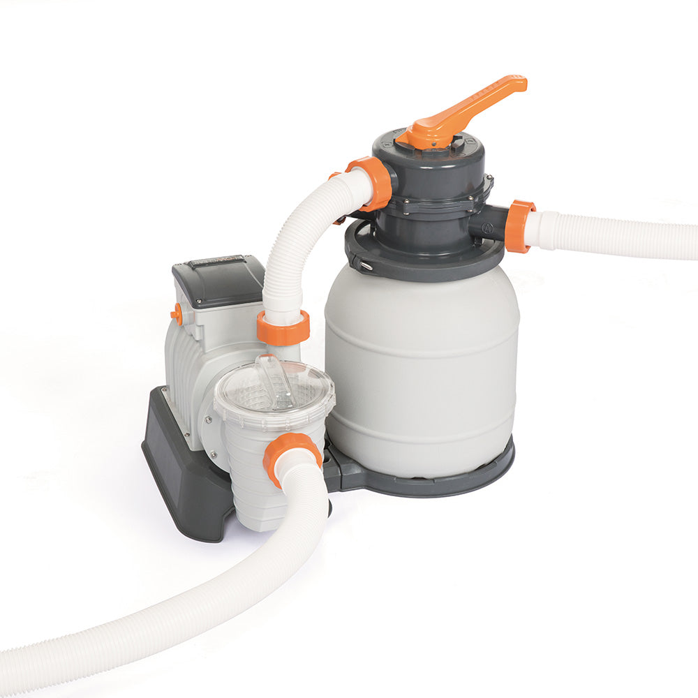 Bestway Pool Pump Sand Filter 2200GPH 8327L/H Pools Flowclear Filters-Home &amp; Garden > Pool &amp; Accessories > Swimming Pools-PEROZ Accessories