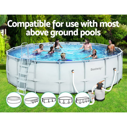 Bestway Pool Pump Sand Filter 2200GPH 8327L/H Pools Flowclear Filters-Home &amp; Garden > Pool &amp; Accessories > Swimming Pools-PEROZ Accessories