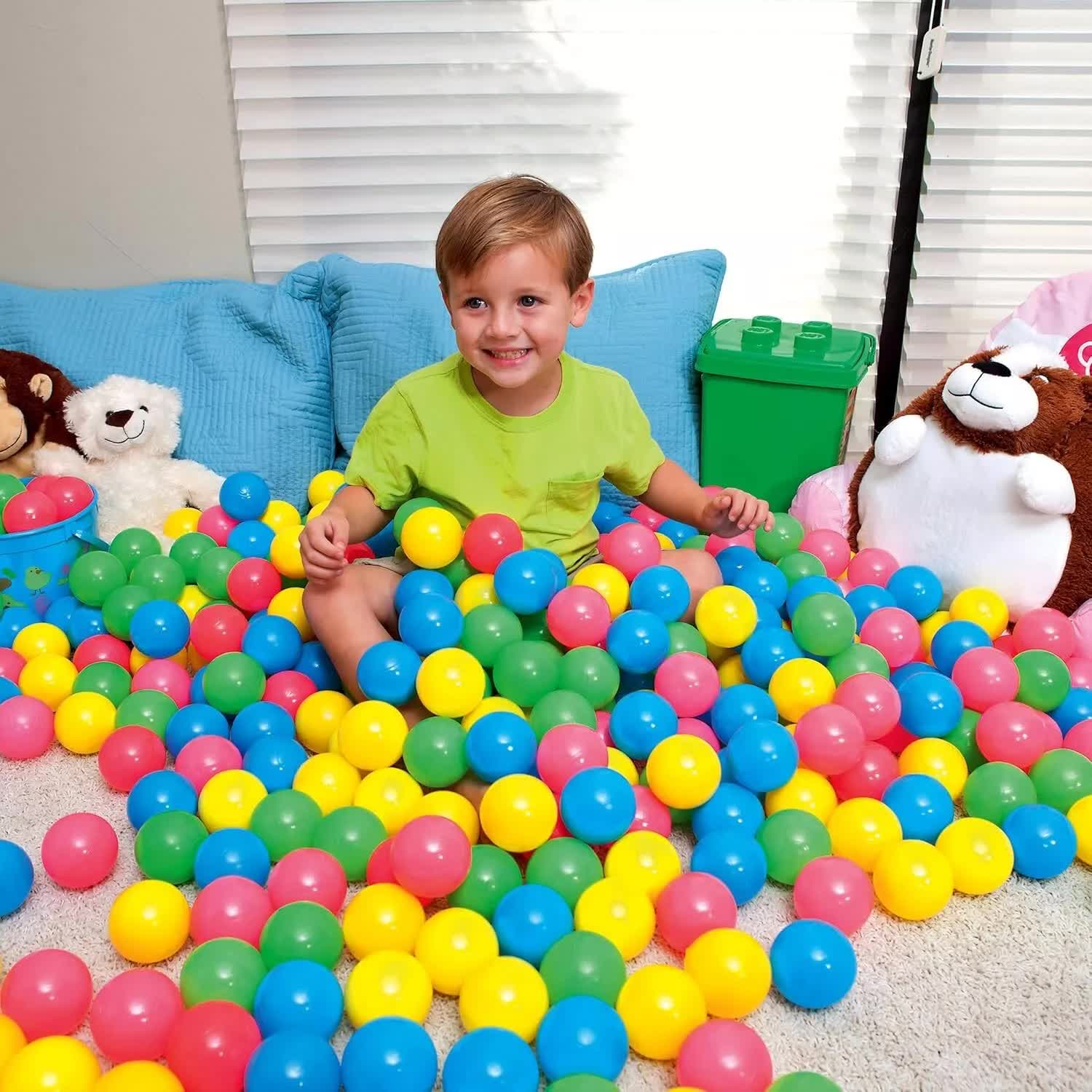 Bestway SPLASH &amp; PLAY 100 PLAY BALLS-Home &amp; Garden > Pool &amp; Accessories > Pool Toys &amp; Inflatables-PEROZ Accessories