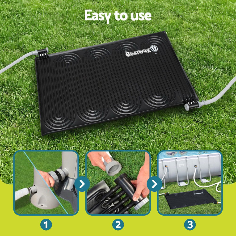 Bestway Solar Pool Heater Pad 110x171cm Boost Swimming Pool 3-5°C Warmer-Home &amp; Garden > Pool &amp; Accessories > Pool Covers &amp; Accessories-PEROZ Accessories