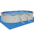 Bestway Swimming Pool 610 x 366cm Steel Frame Round Pool Set w/ Filter Ladder-Home & Garden > Pool & Accessories > Swimming Pools-PEROZ Accessories