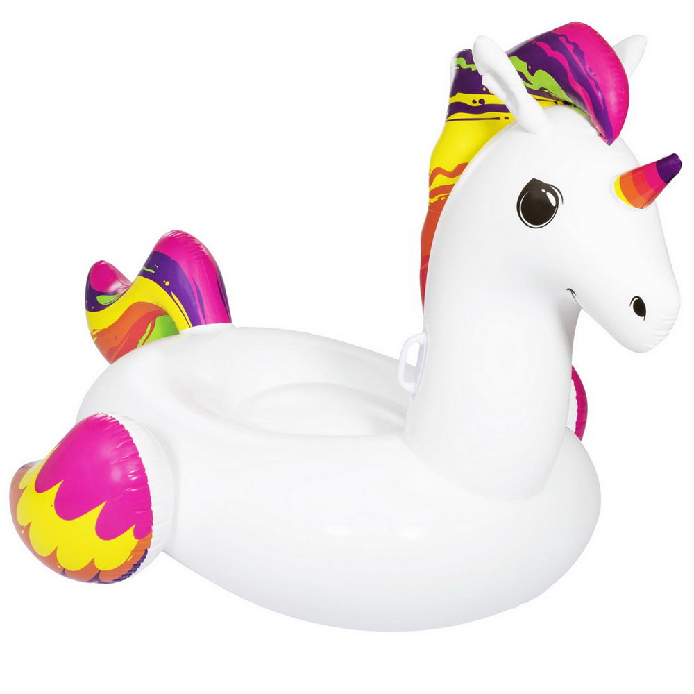 Bestway Unicorn Float Rider Inflatable Ride On Floating Pool Lounger 224x156CM-Home &amp; Garden > Pool &amp; Accessories > Pool Toys &amp; Inflatables-PEROZ Accessories