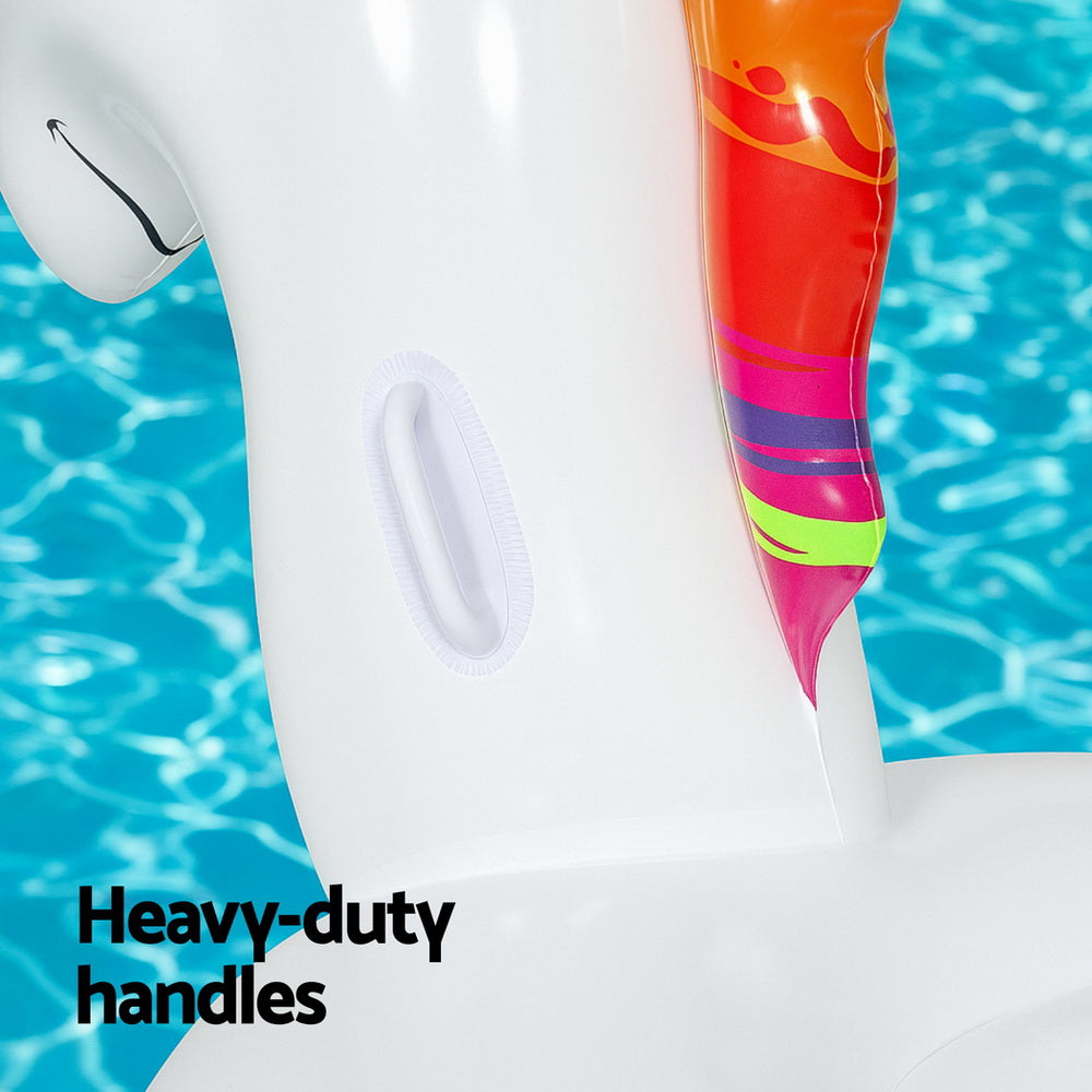 Bestway Unicorn Float Rider Inflatable Ride On Floating Pool Lounger 224x156CM-Home &amp; Garden > Pool &amp; Accessories > Pool Toys &amp; Inflatables-PEROZ Accessories
