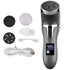 Black Electric Foot Callus Remover - Rechargeable Waterproof Pedicure Tool with Automatic Dead Skin Removal-Foot Care-PEROZ Accessories