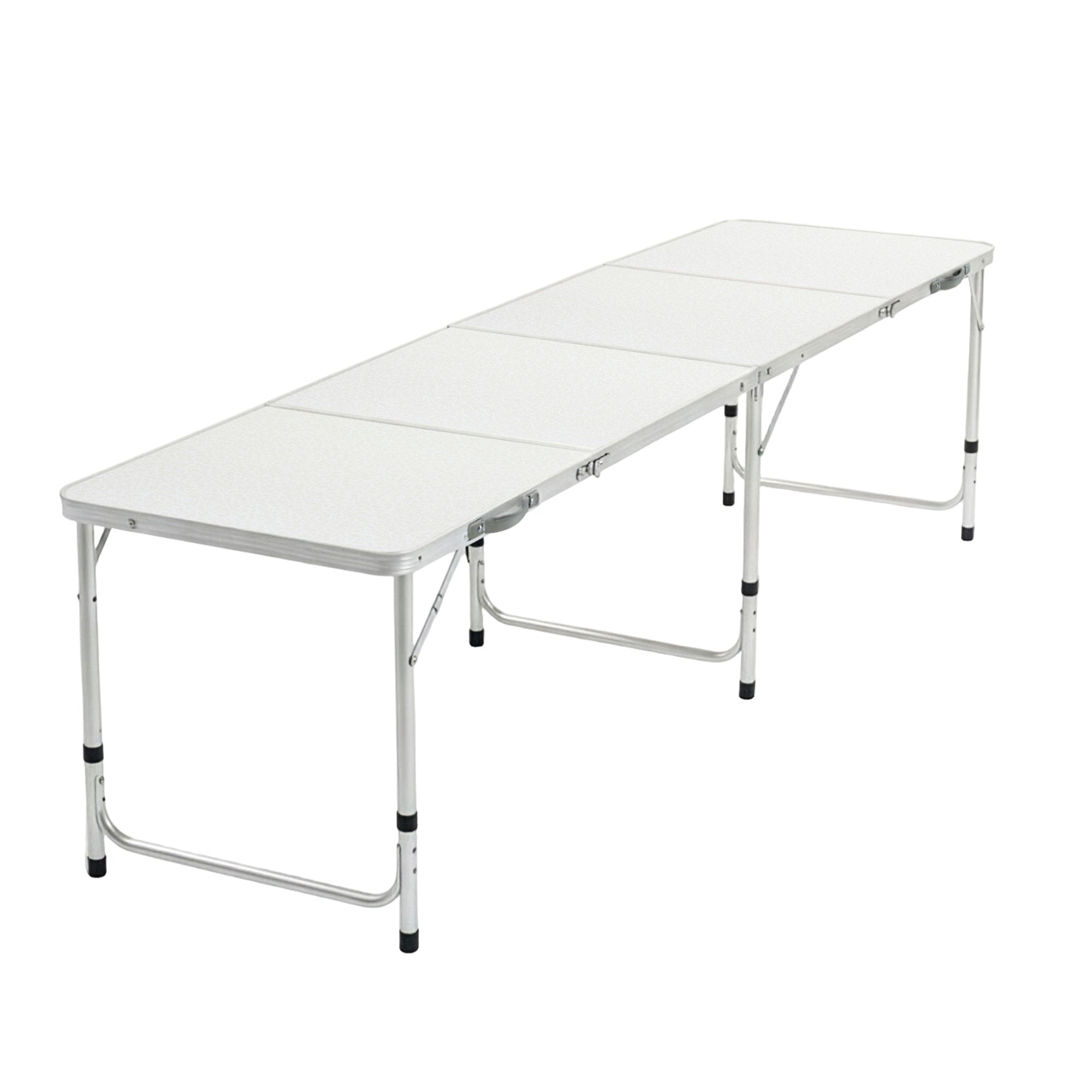 Weisshorn Folding Camping Table 240CM Portable Outdoor Picnic BBQ Aluminium Desk