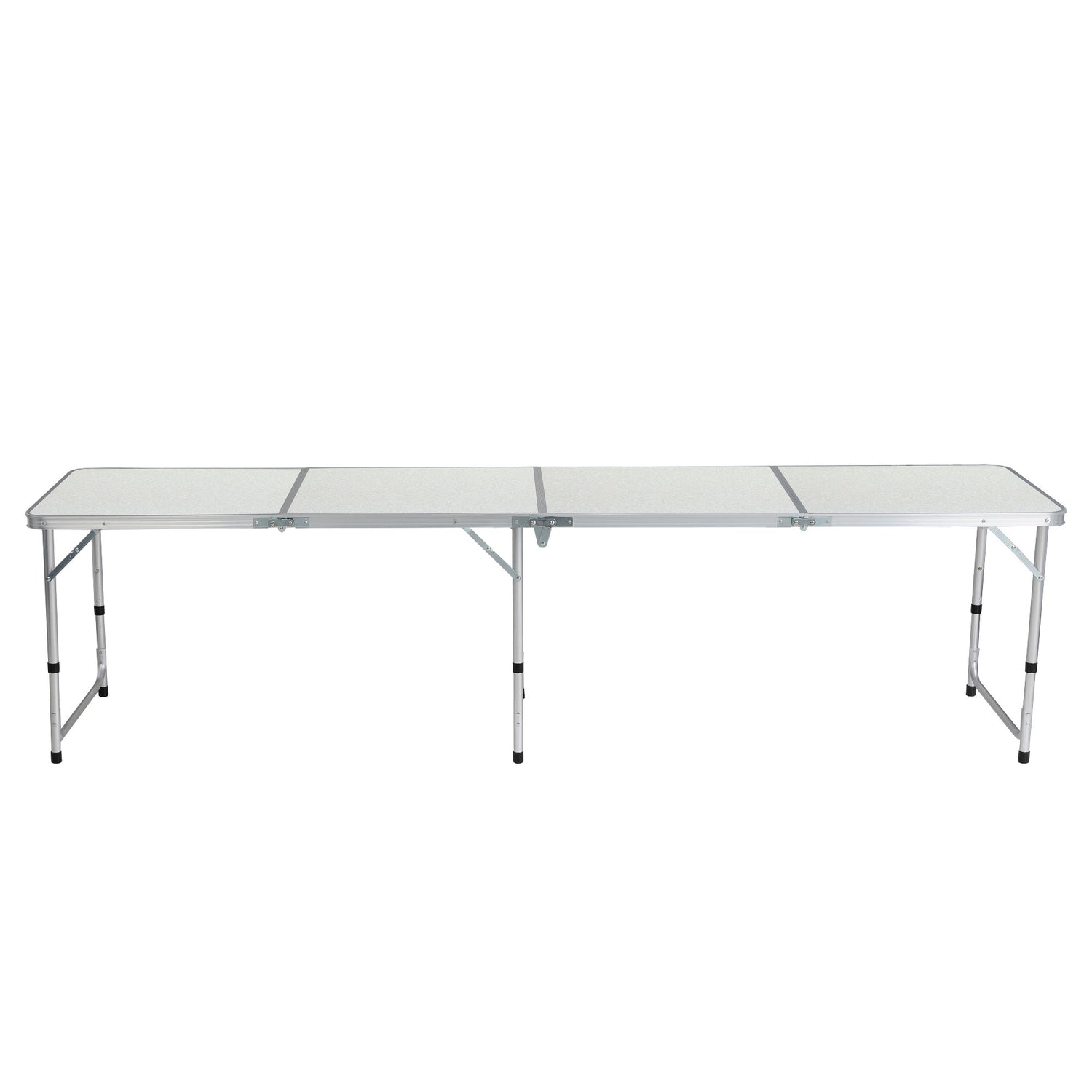 Weisshorn Folding Camping Table 240CM Portable Outdoor Picnic BBQ Aluminium Desk