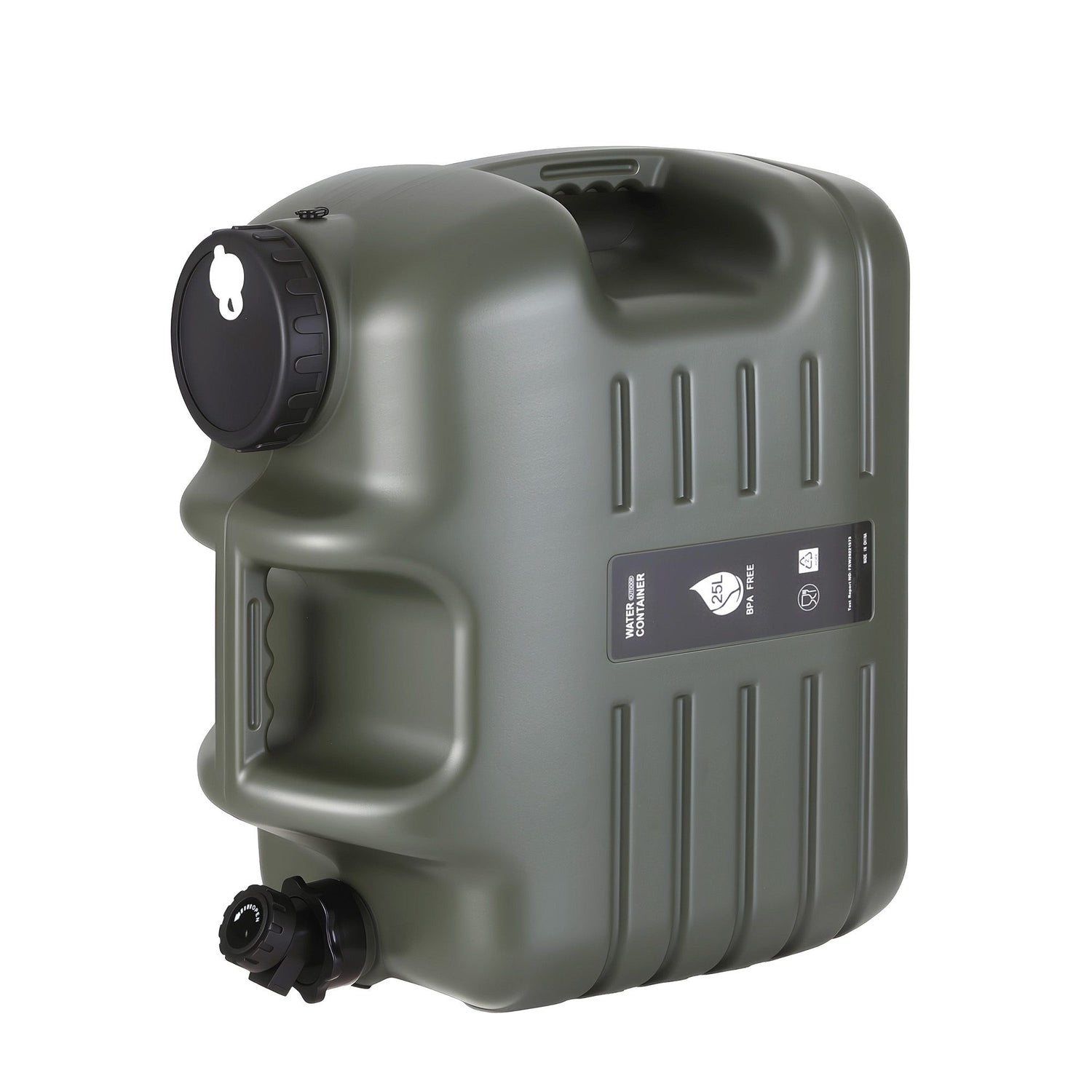 Weisshorn 25L Water Container Jerry Can Bucket Camping Outdoor Storage Tank-Outdoor Recreation > Camping > Portable Toilets &amp; Showers-PEROZ Accessories