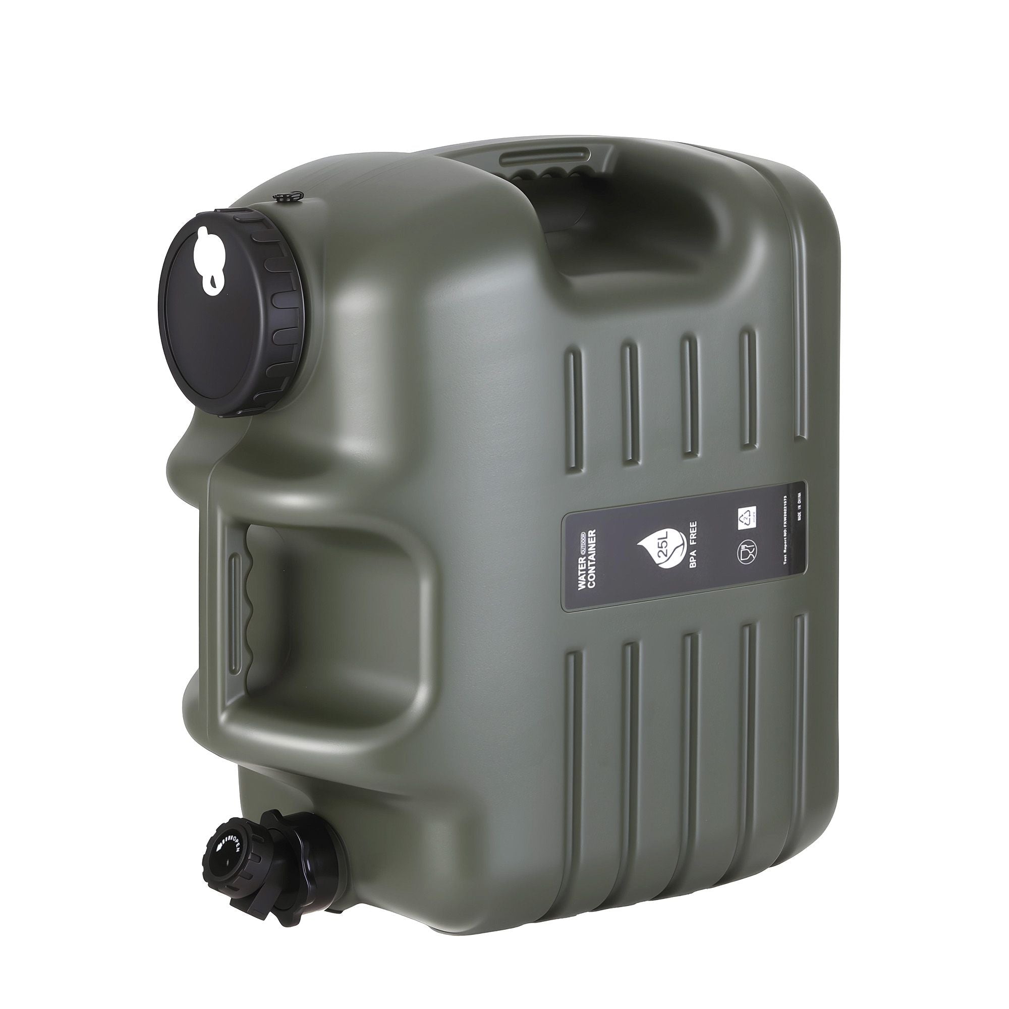 Weisshorn 25L Water Container Jerry Can Bucket Camping Outdoor Storage Tank-Outdoor Recreation > Camping > Portable Toilets &amp; Showers-PEROZ Accessories
