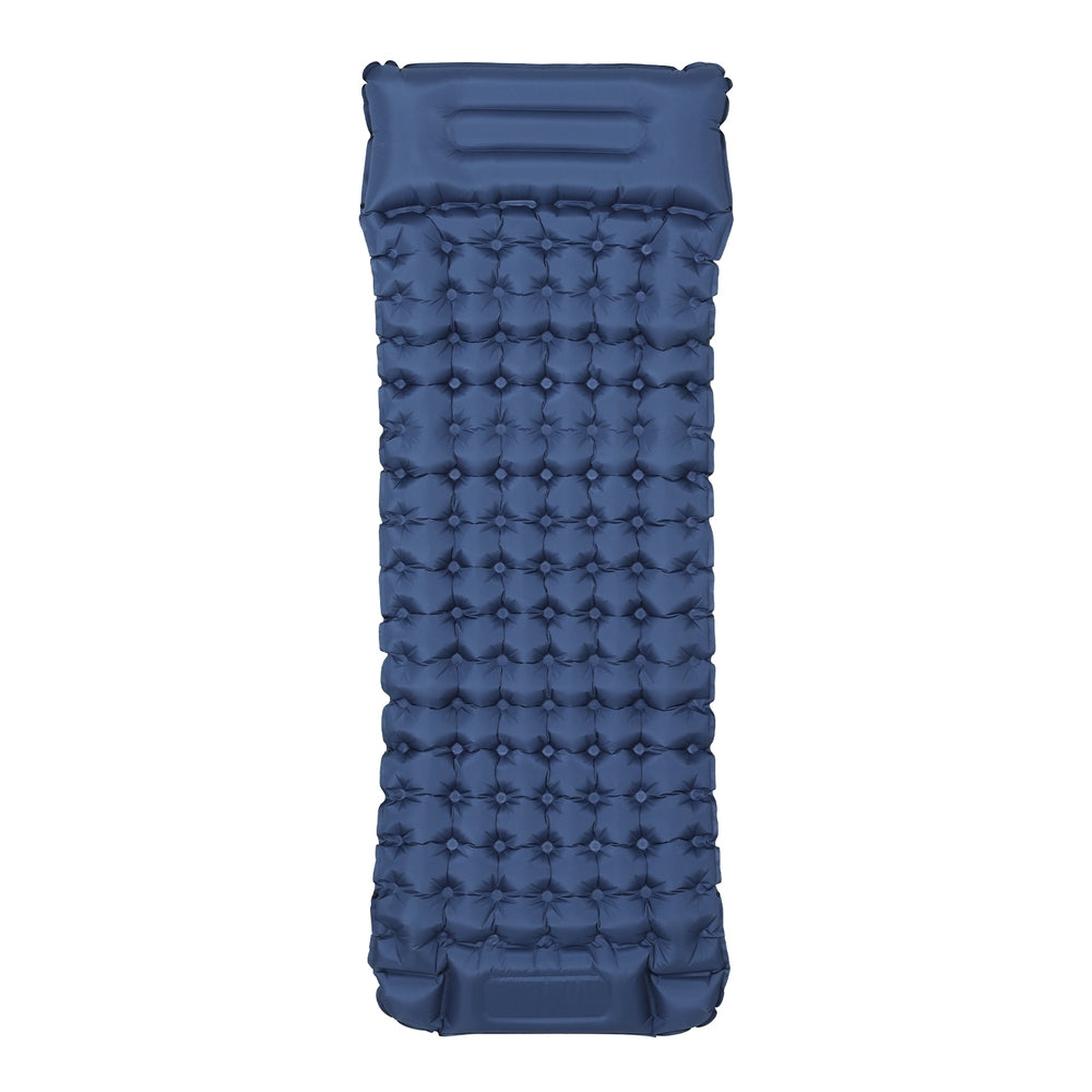 Weisshorn Self Inflating Mattress Camping Sleeping Mat Air Bed Single Pillow Bag-Outdoor Recreation &gt; Camping &gt; Inflatable Mattresses-PEROZ Accessories
